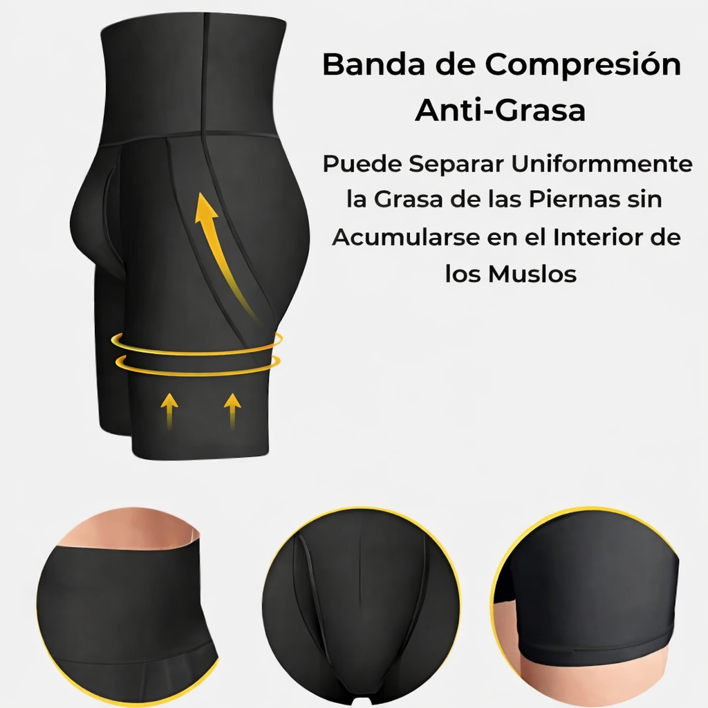 Tierman boxer hombre modelador - vista lateral compresión abdomen